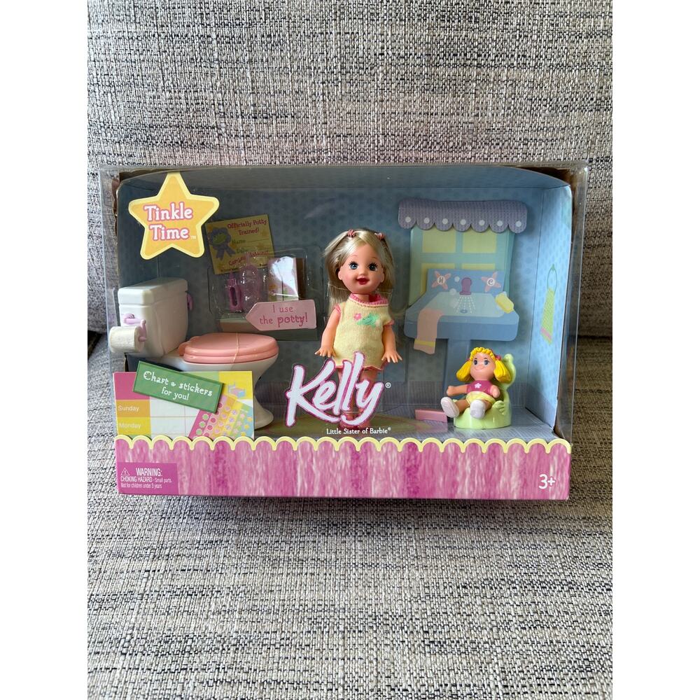 Kelly Barbie Doll 2004 Tinkle Time Mattel G8042